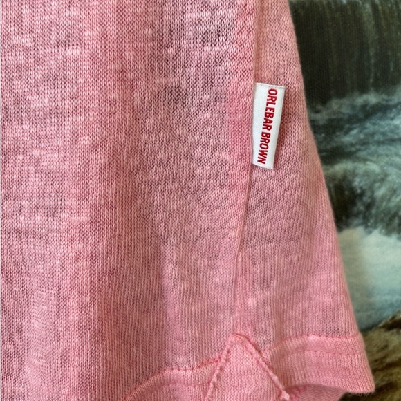 Orlebar Brown Men's Sebastian Linen Polo Shirt - Picture 6 of 9